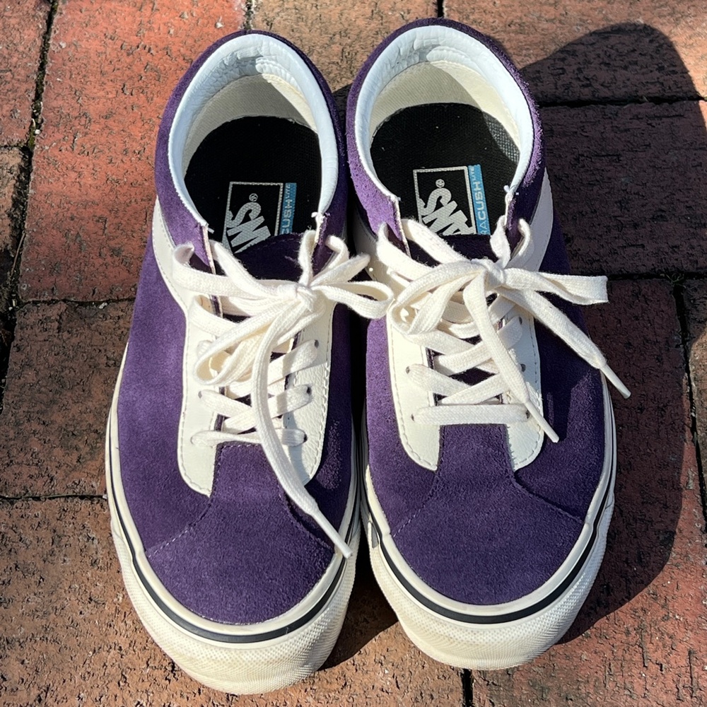 Vans Purple Suede Sneakers